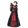 KIRALOVE - Costume Vampire - Déguisement - Carnaval - Halloween - Chica - Vampire - Vampire - Dracula - Twilight - Couleur No