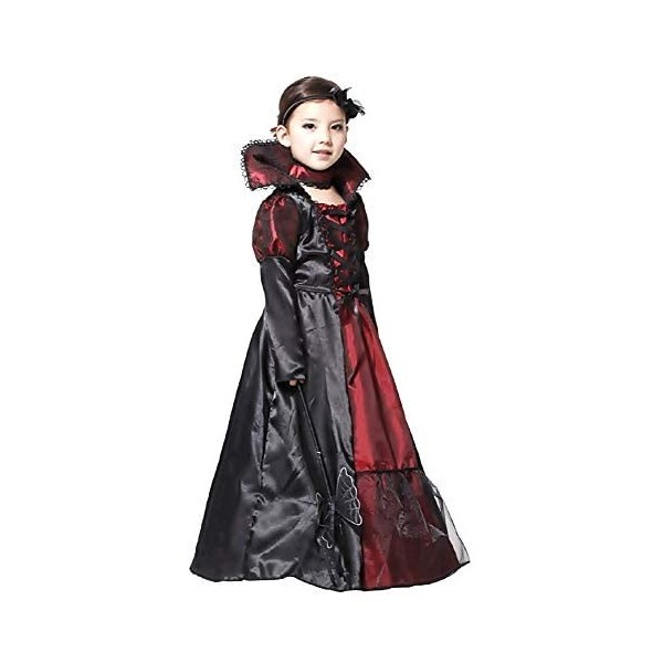 KIRALOVE - Costume Vampire - Déguisement - Carnaval - Halloween - Chica - Vampire - Vampire - Dracula - Twilight - Couleur No