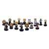 Bizak Harry Potter 64115265 Pack Deluxe 12 Figurines 5 cm Peana avec Tampon Modèles Assortis