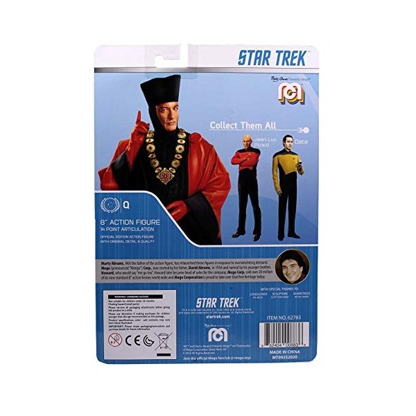 Mego - Sci-Fi Star Trek : The Next Generation Q 8 Action Figure