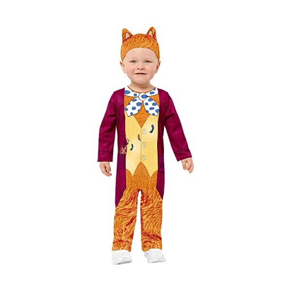 amscan 9916239 – Costume officiel Roald Dahl Mr Fox Baby World Book Day Age 18-24 mois