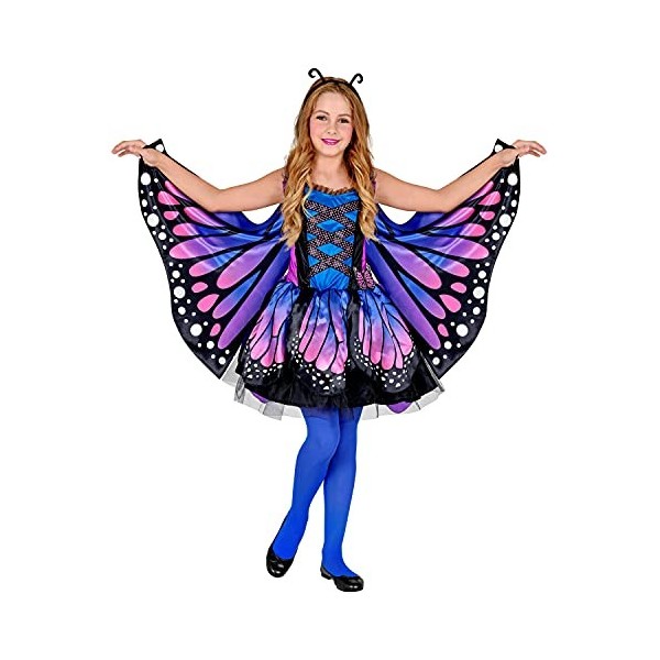 "BUTTERFLY" tutu dress, wings, antennas - 140 cm / 8-10 Years 