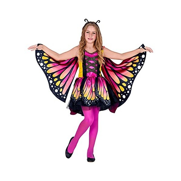 "BUTTERFLY" tutu dress, wings, antennas - 140 cm / 8-10 Years 