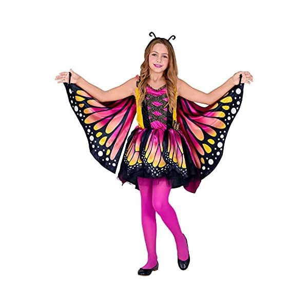 "BUTTERFLY" tutu dress, wings, antennas - 140 cm / 8-10 Years 