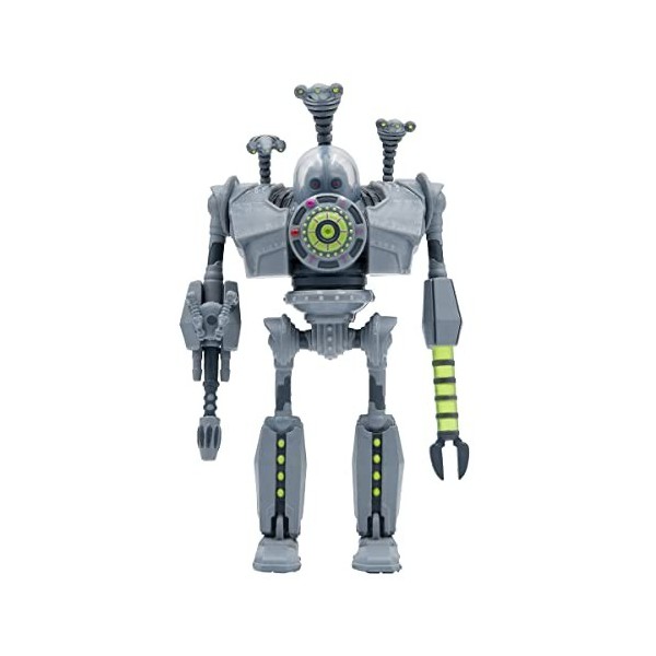 SUPER7-Iron Iron Giant Figurine Reaction, IRGIW01-AKG-01, Multicolore, 3.75"