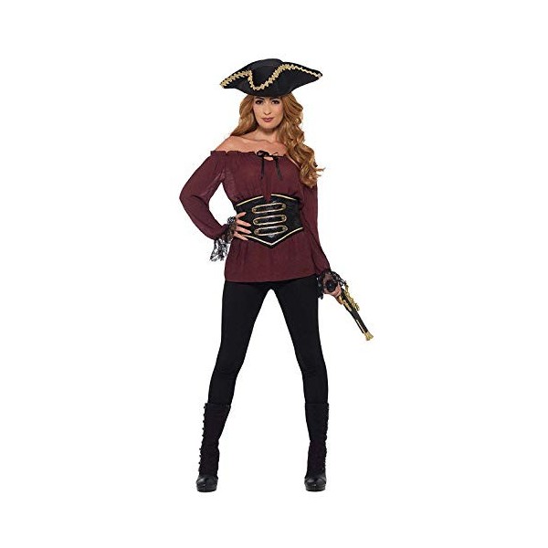 Smiffys Deluxe Chemise de pirate pour femme