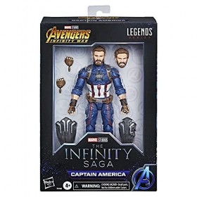 Hasbro Avengers - Infinity Marvel Legends Series, Figurine de Captain America de 15 cm, Design Premium, Comprend 5 Accessoire