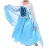 Inception Pro Infinite - Costume Elsa Frozen Carnaval Halloween Fille Bi Taille 150 6 7 ans Idée Cadeau Noël Anniversaire Fêt