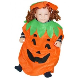 Ikumaal AN01 Taille 92-96 Costume de citrouille, carnaval pour enfant garçons filles