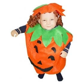 Ikumaal AN01 Taille 92-96 Costume de citrouille, carnaval pour enfant garçons filles
