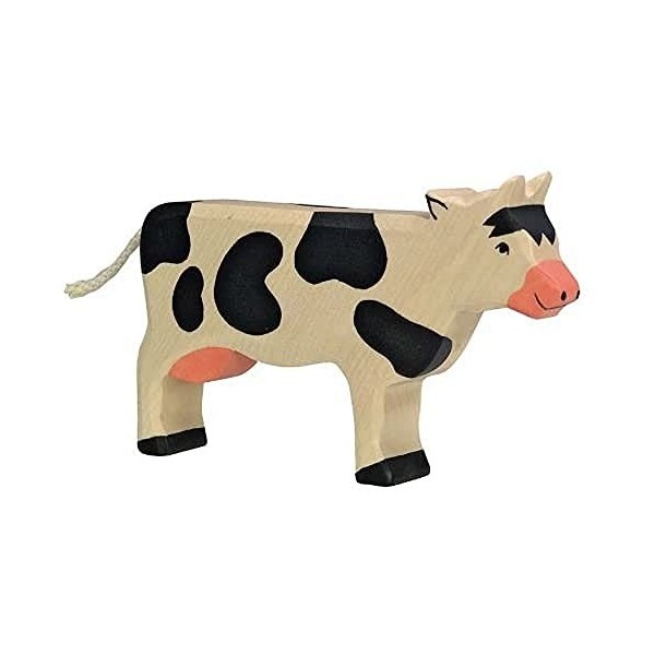 Holztiger - 80003 - Figurine - Vache, Debout - Noir