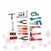 STOBOK Outils pour Enfants 22Pcs 1 Set Garçons Jouets Jouets Éducatifs pour Enfants Jouets De Jeu De Rôle pour Les Enfants Mi