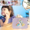 Deuson Kit de jouets de maquillage pour enfants - Lavable et réutilisable - Avec sac cosmétique portable - Princesse - Jeu de