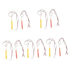 Totority 10 Pièces Sifflet Lumineux Enfants Ensemble De Jeu Cadeaux Pour Enfants Jouets Lumineux Sifflet En Plastique Pour En