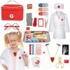 Vanplay Malette Docteur Enfant de Rôle et Jeu DImitation Jeux Educatif pour Enfants Jouet Docteur Enfant Cadeau Fille Garcon