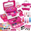 Flybay Maquillage Enfant Jouet Filles, Malette Maquillage Enfant Fille, Lavable et Non Toxique Palette Maquillage Enfant Fill