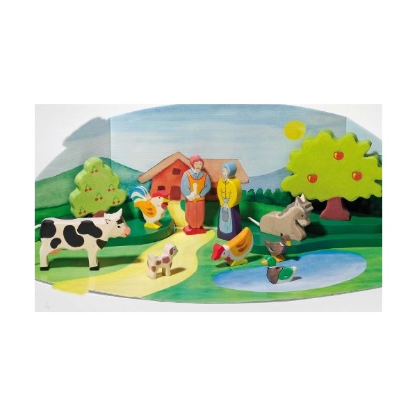 Holztiger - 80003 - Figurine - Vache, Debout - Noir