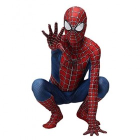 SUAIIOLK Costume 3D Anime Déguisement Spider Enfants osplay Costume De Carnaval dhalloween, Extensible Onesies Fête Costume 