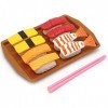 H87yC4ra Simulation Sushi Food Cuisine Set Modèle, Simulation Jouer Cuisine Education Enfants Jouet Play House Game Set Early