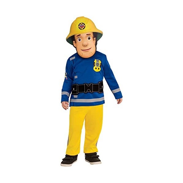 ALKoy Costume de membre des pompiers,Costume de pompier Sam Cosplay,Costume de membre des pompiers pour enfants,ensemble de c