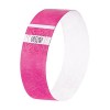 SIGEL Eb212 120 Bracelets dIdentification et de Contrôle Personnalisables, 25,5 X 2,5 cm, Vert Fluo