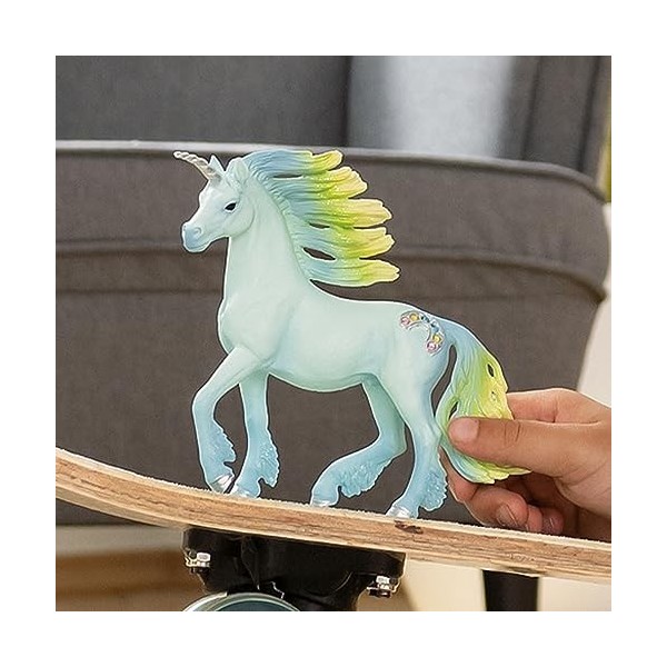 Schleich 70722 Licorne Barbe à Papa, étalon bayala Multicolore