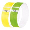 SIGEL Eb212 120 Bracelets dIdentification et de Contrôle Personnalisables, 25,5 X 2,5 cm, Vert Fluo