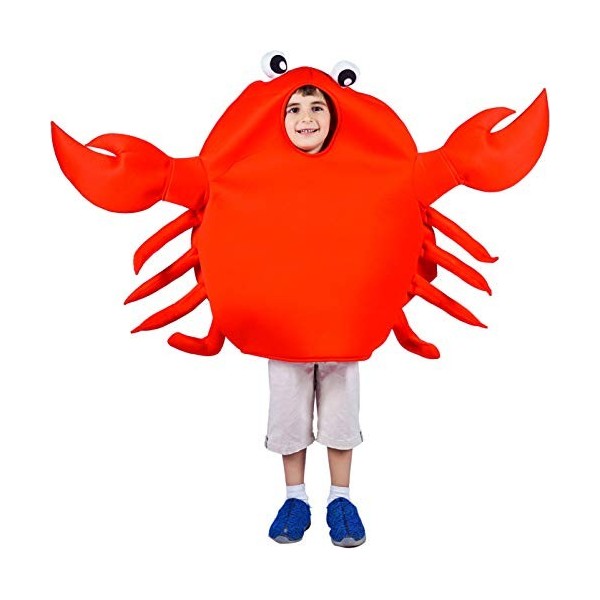 SEA HARE Costume danimaux Pour Enfants Costume de Crabe Rouge