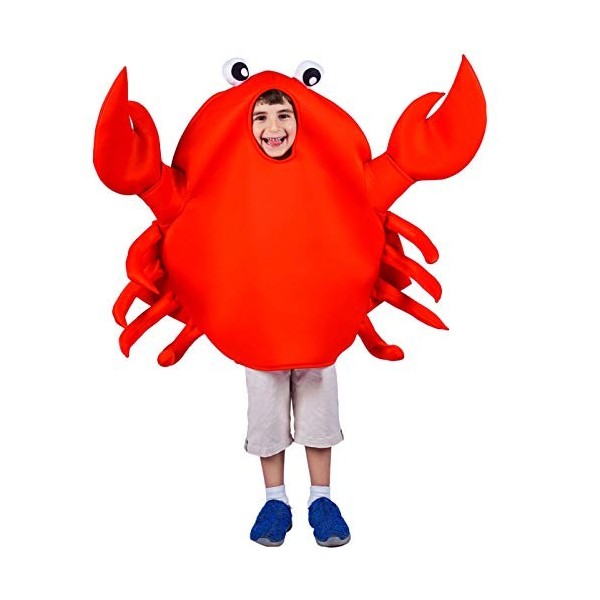 SEA HARE Costume danimaux Pour Enfants Costume de Crabe Rouge