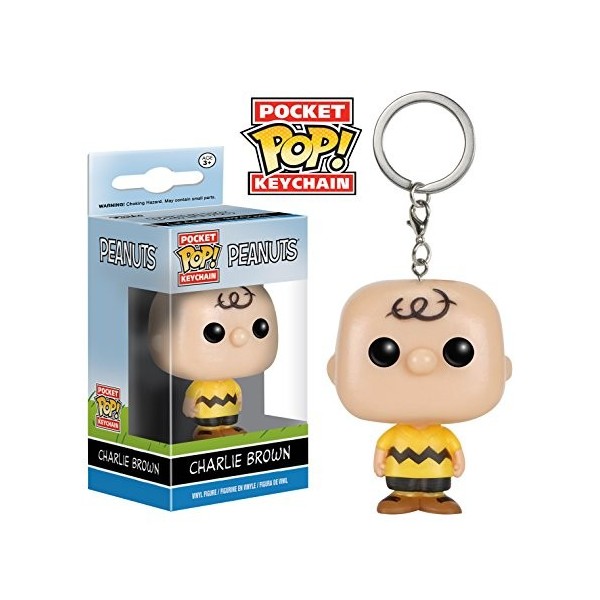 Funko - POP Keychain: Peanuts - Charlie Brown