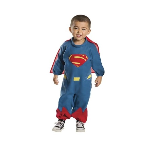 Superman Doj Toddler Costume, Red/Blue, 1-2 yrs