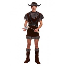 Henbrandt Fancy me Déguisement de guerrier viking à cornes pour homme