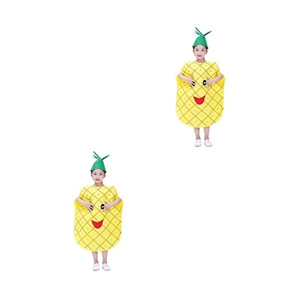 TOYANDONA 3 Pièces Conception Et Prop Spectacle Filles Poire Ananas Fraise Chapeau pour La Mode Forme Champignon Légume Cospl