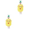 TOYANDONA 3 Pièces Conception Et Prop Spectacle Filles Poire Ananas Fraise Chapeau pour La Mode Forme Champignon Légume Cospl