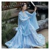 TIYRUS Hanfu Robe traditionnelle chinoise rose pour femme Costume de fée de danse Costume grande taille Cosplay Vêtements de 