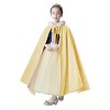 Cape en Velours pour Enfants Cape Longue à Capuche des Filles Cape Déguisement Princesse pour Halloween Cosplay Tenue dhiver