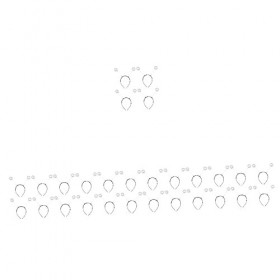 minkissy 28 Pièces Bandeau Halloween Décor Adulte Halloween Costume Alien Costume Alien Cosplay Accessoire DIY Tête Boppers H