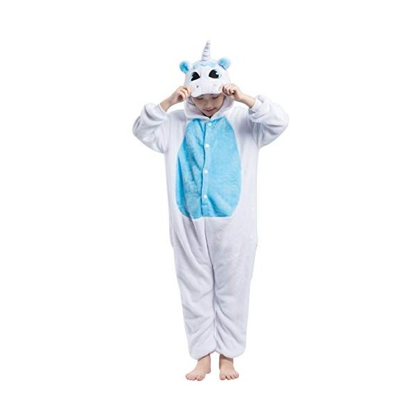 Enfant Unisexe Anime Animal Costume Cosplay Combinaison Pyjama Outfit Nuit Vêtements Onesie Kigurumi Halloween Costume Soirée