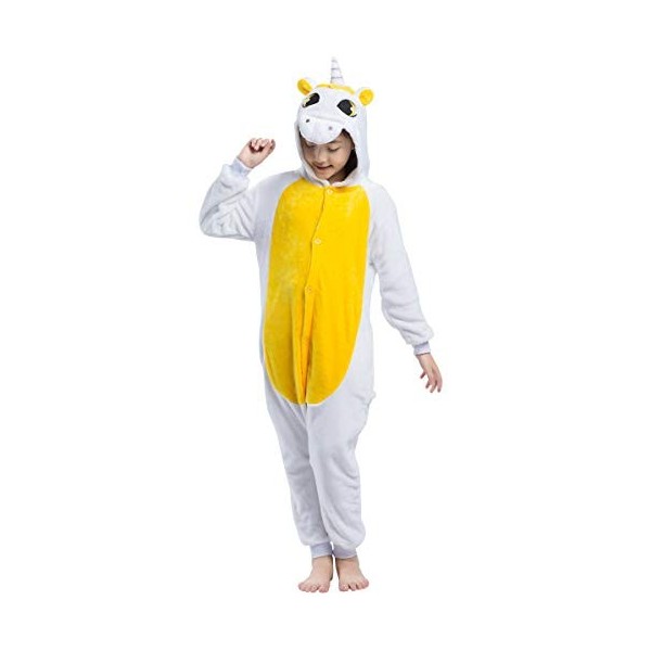 Enfant Unisexe Anime Animal Costume Cosplay Combinaison Pyjama Outfit Nuit Vêtements Onesie Kigurumi Halloween Costume Soirée