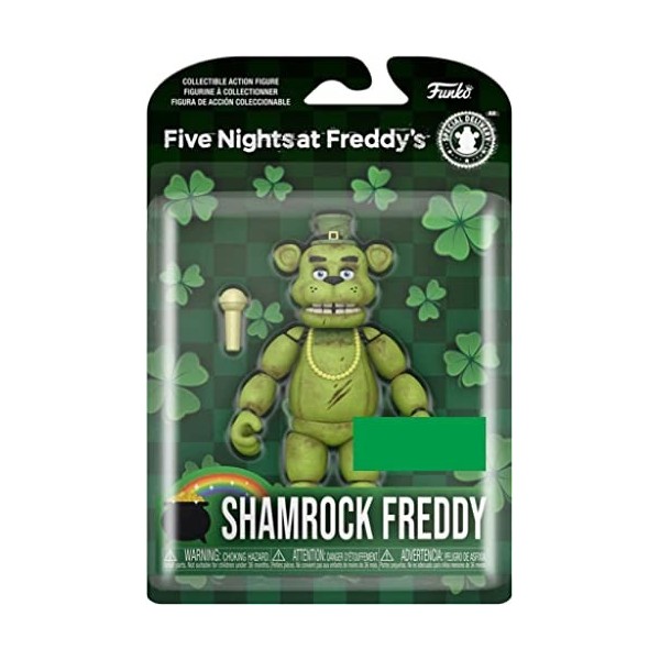Funko Five Nights at Freddys Shamrock Freddy Action Figure Plush Shamrock Freddy Figure 