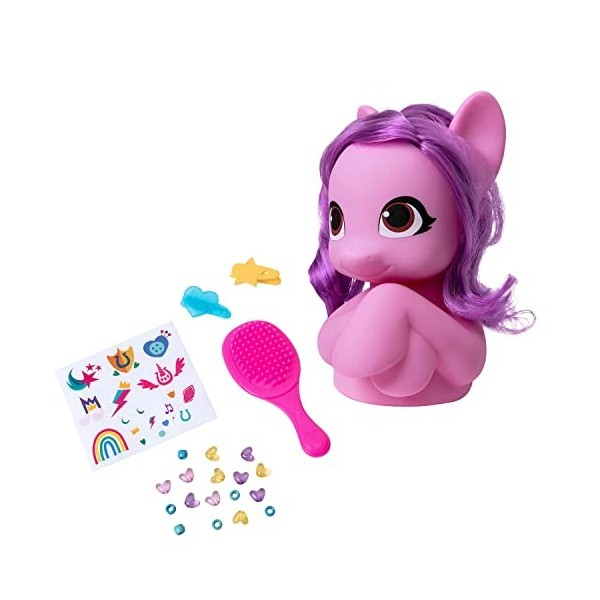 My Little Pony Tête à coiffer en forme de pétales de princesse Pipp | My Little Pony A New Generation Toys pour enfants compr