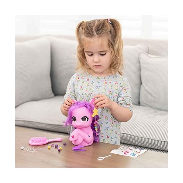 My Little Pony Tête à coiffer en forme de pétales de princesse Pipp | My Little Pony A New Generation Toys pour enfants compr