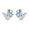 VONALA Boucles doreilles en argent sterling 925 avec motif animal - Hypoallergénique - Pour la Saint-Valentin, un anniversai