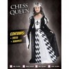 Bristol Novelty CC830 Costume de Reine Jeu dÉchec, Taille, Noir, Moyen