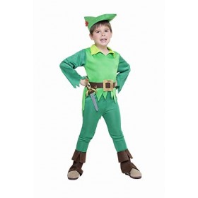 Desconocido Costume Peter Pan Taille 7-9 Ans Enfant Taille