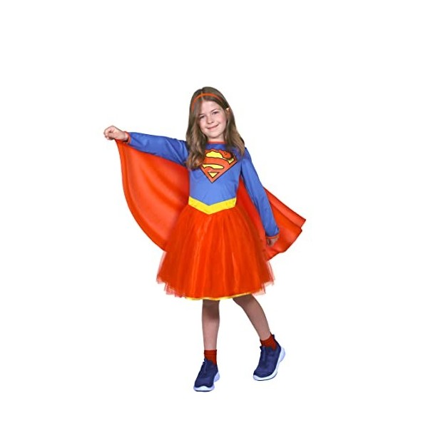 Ciao- Batgirl Fashion Costume déguisement Fille Original DC Comics Taille 5-7 Ans avec Jupe en Tulle Batman, 11760.5-7, Bla