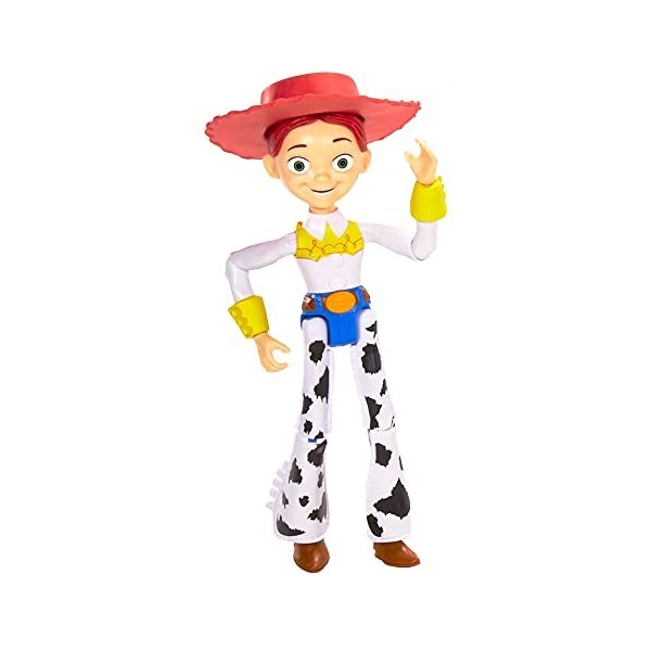 Disney Pixar Toy Story Figurine articulée Jessie, taille fidèle au film pour rejouer les scènes du film, jouet pour enfant, G