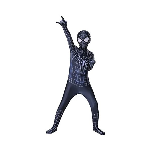 Costume Spiderman, pour enfant, combinaison de super-héros 3D, pour garçon, fille, cosplay, Halloween, Noël, carnaval, fête, 