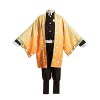 LIVASH Agatsuma Zenitsu Cosplay Costume Kimono Cosplay Tenues Costumes De Fête Cosplay Vêtements Pour Enfants Adultes,Yellow-