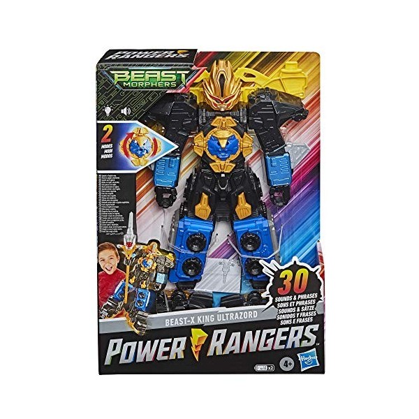 Power Rangers Beast Morphers – Figurine Ultrazord Beast-X King - 30 cm - Jouet Power Rangers